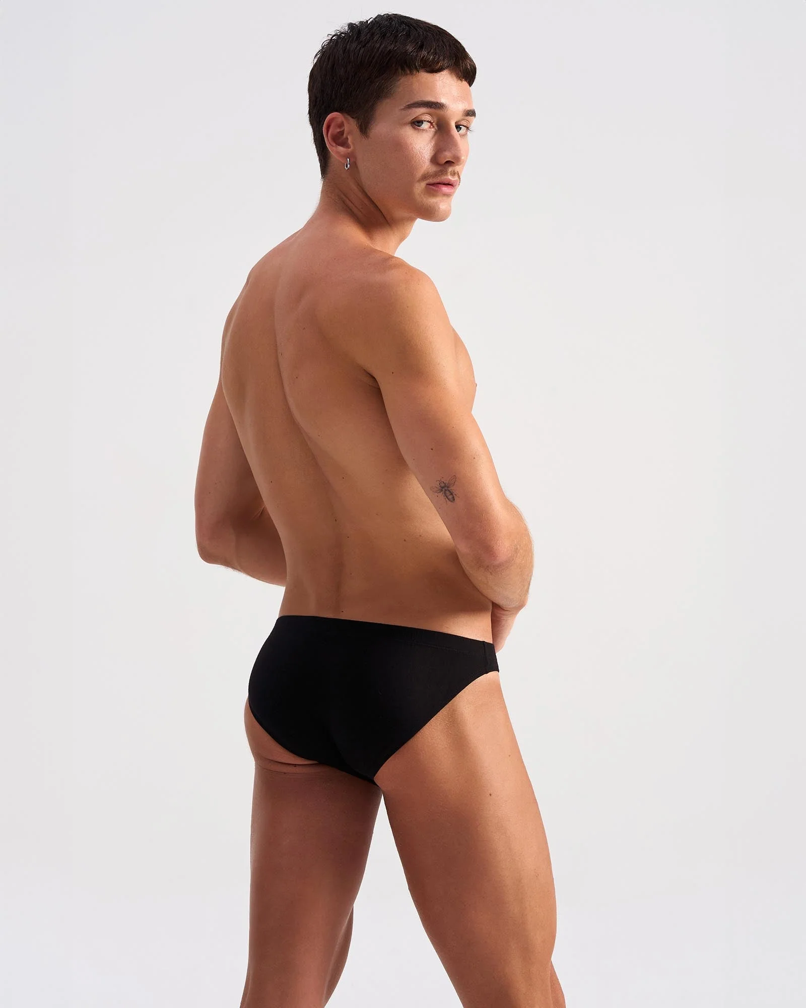 Body Bamboo Bikini Brief - Black - Image 3