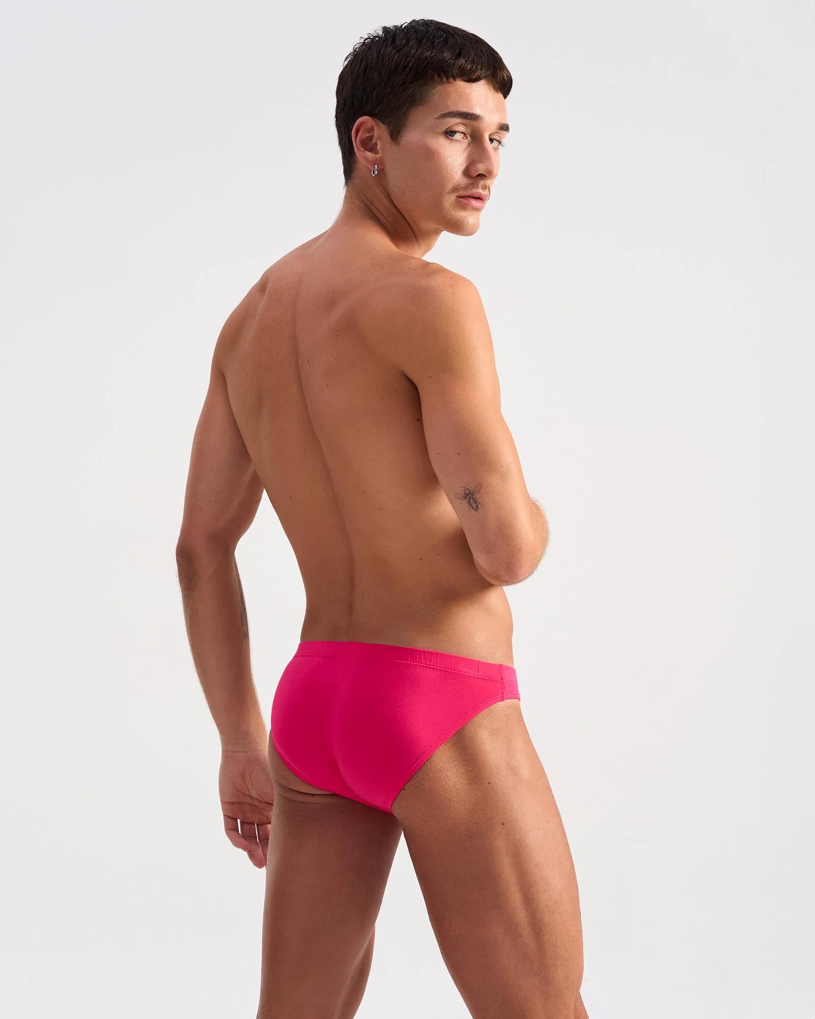 Body Bamboo Bikini Brief - Fuchsia - Image 3