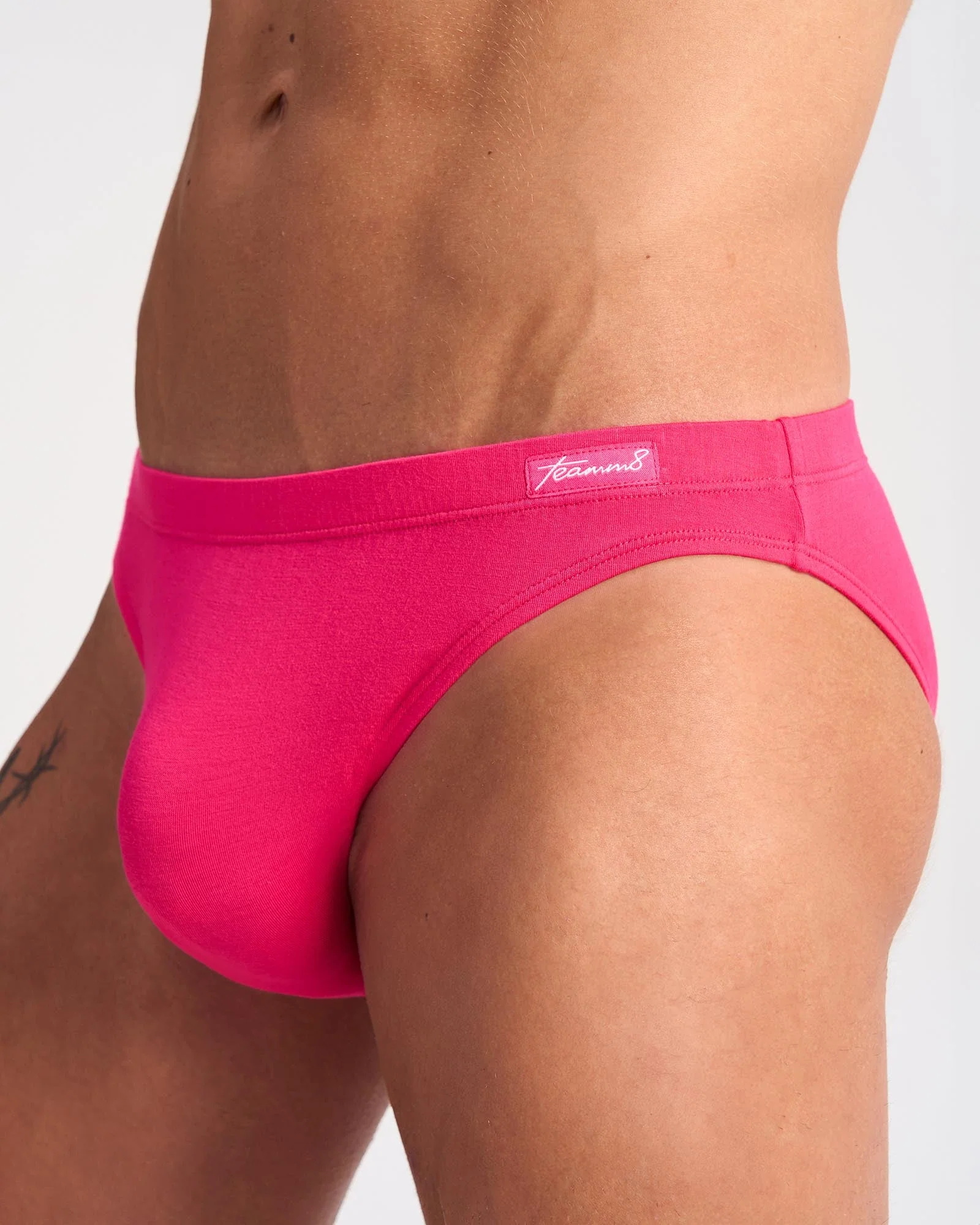 Body Bamboo Bikini Brief - Fuchsia - Image 4