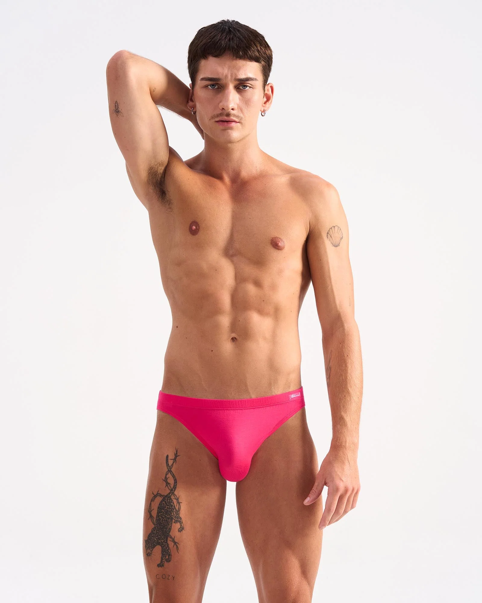 Body Bamboo Bikini Brief - Fuchsia - Image 5