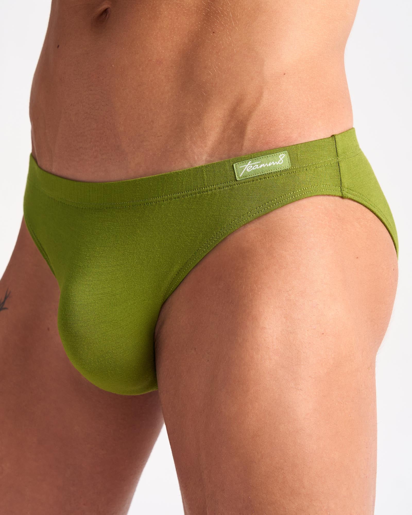 Body Bamboo Bikini Brief - Fern Green - Image 4