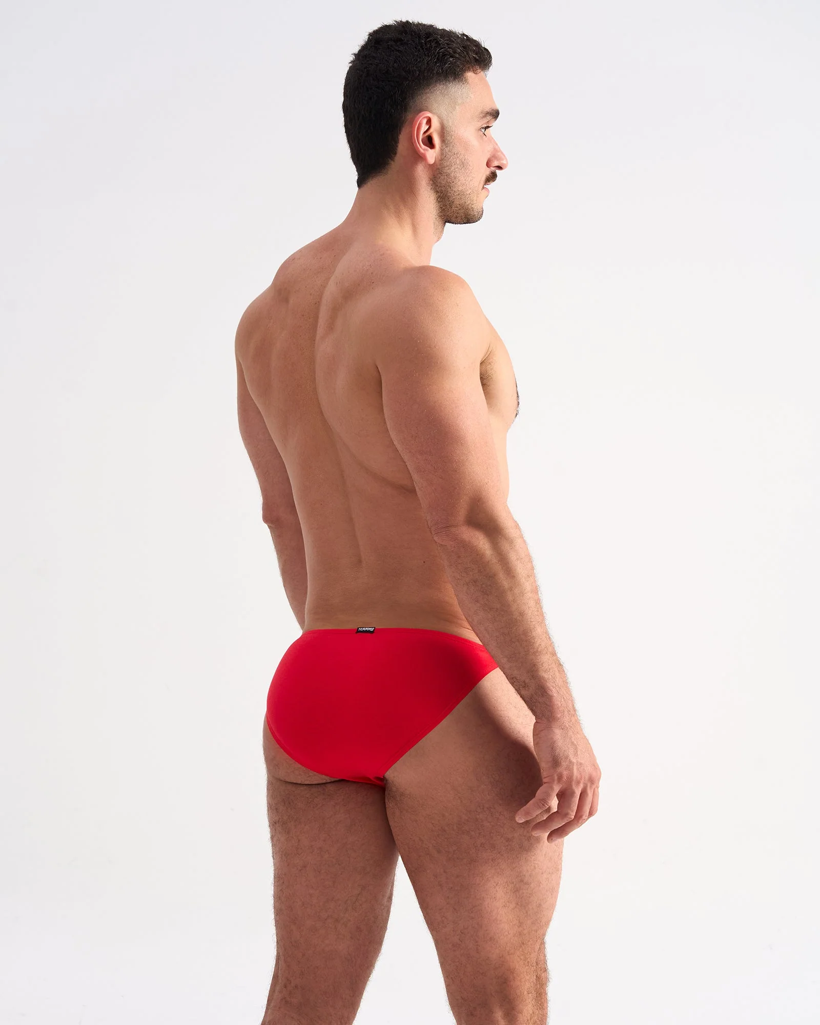 Flirt Cotton Micro Brief - Crimson - Image 3
