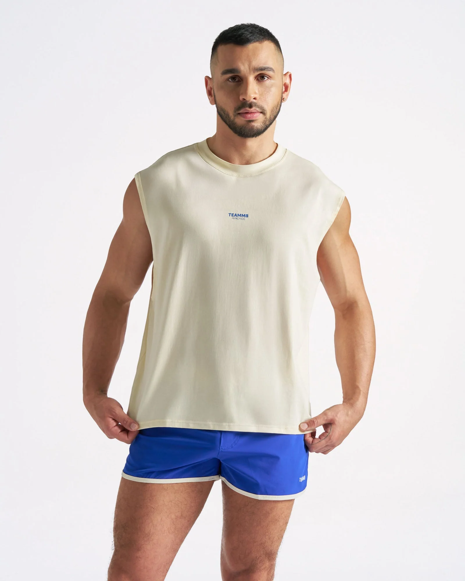 Mykonos Box Muscle Tank - Shell - Image 3