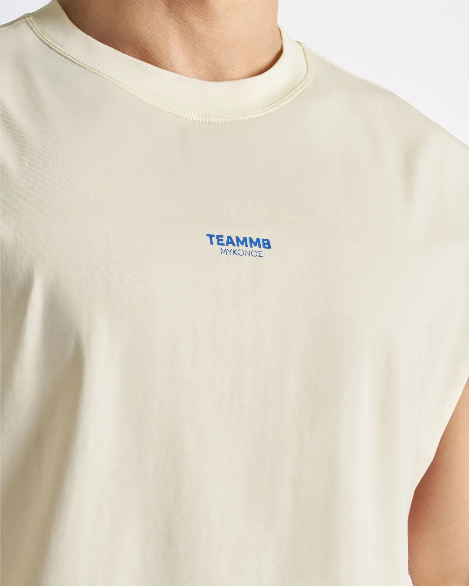 Mykonos Box Muscle Tank - Shell - Image 4