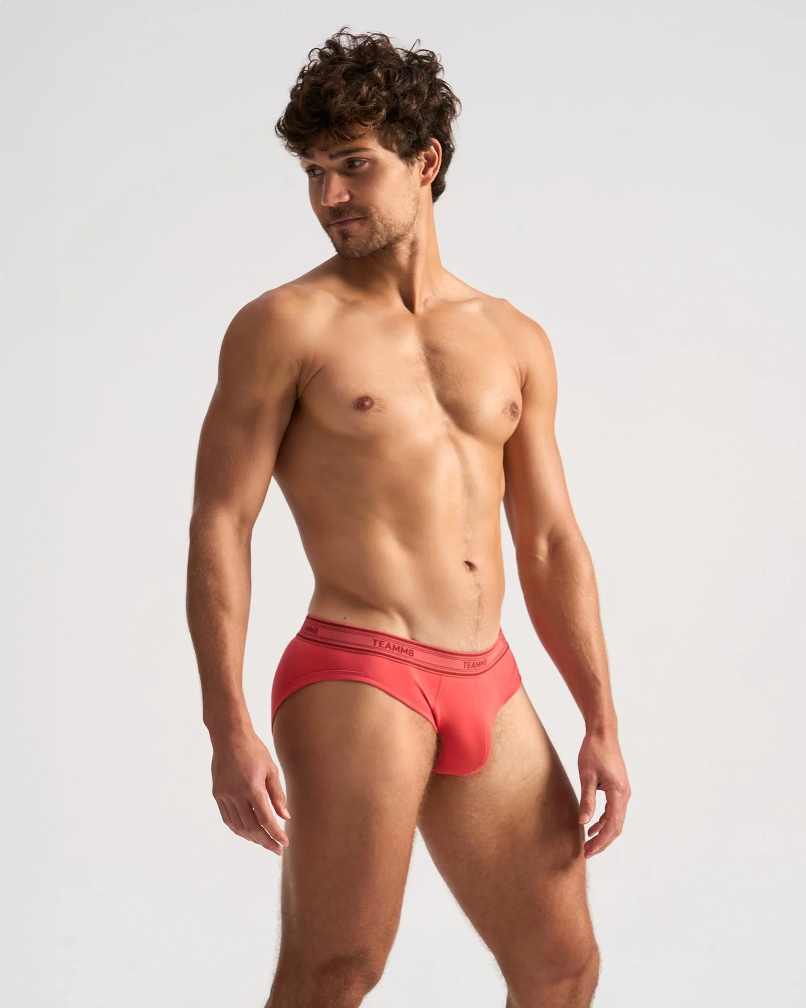 New Cotton Classic Brief - Raspberry - Image 3