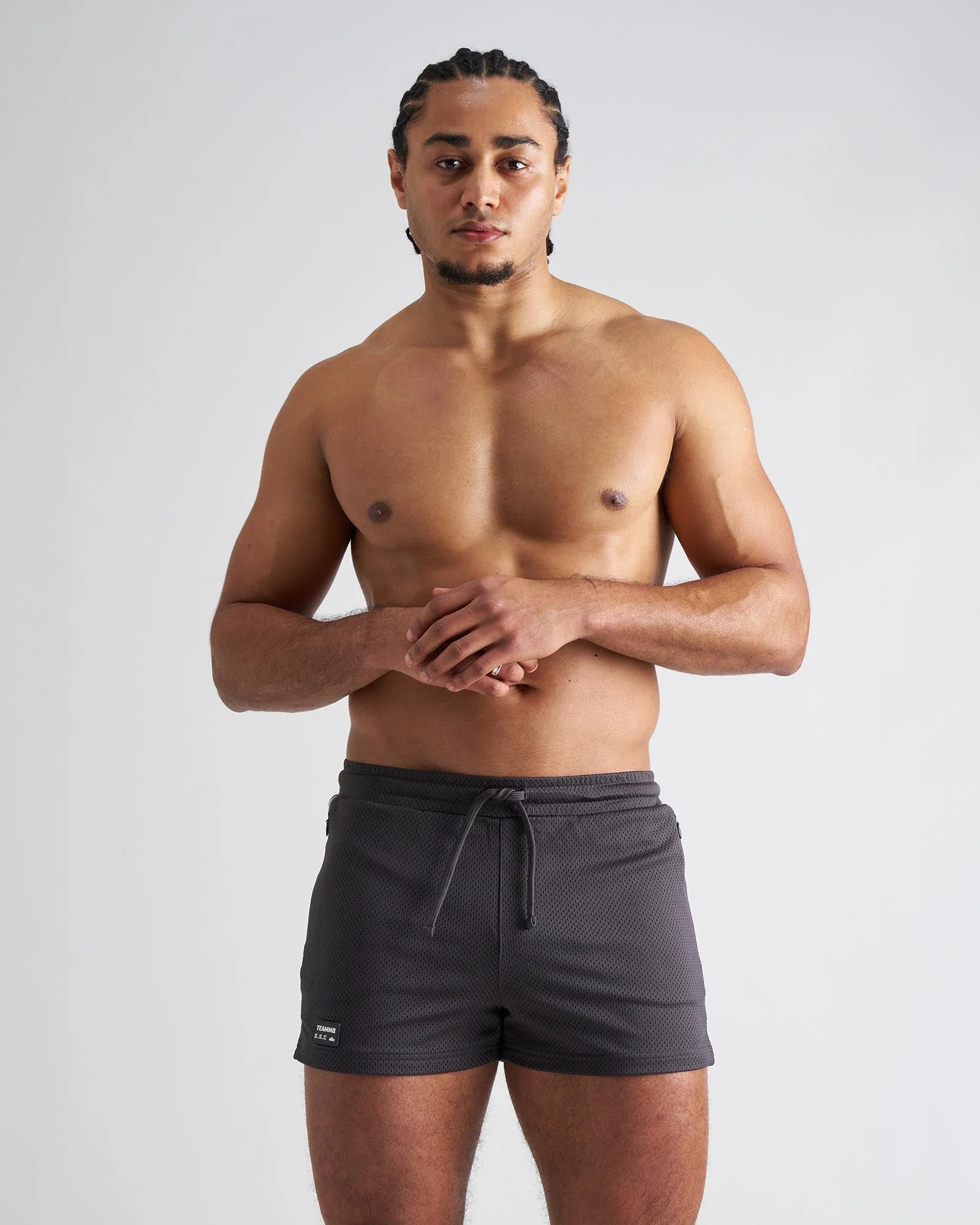 S.S.C. Fraternity Mesh 3" Short - Gunmetal - Image 5