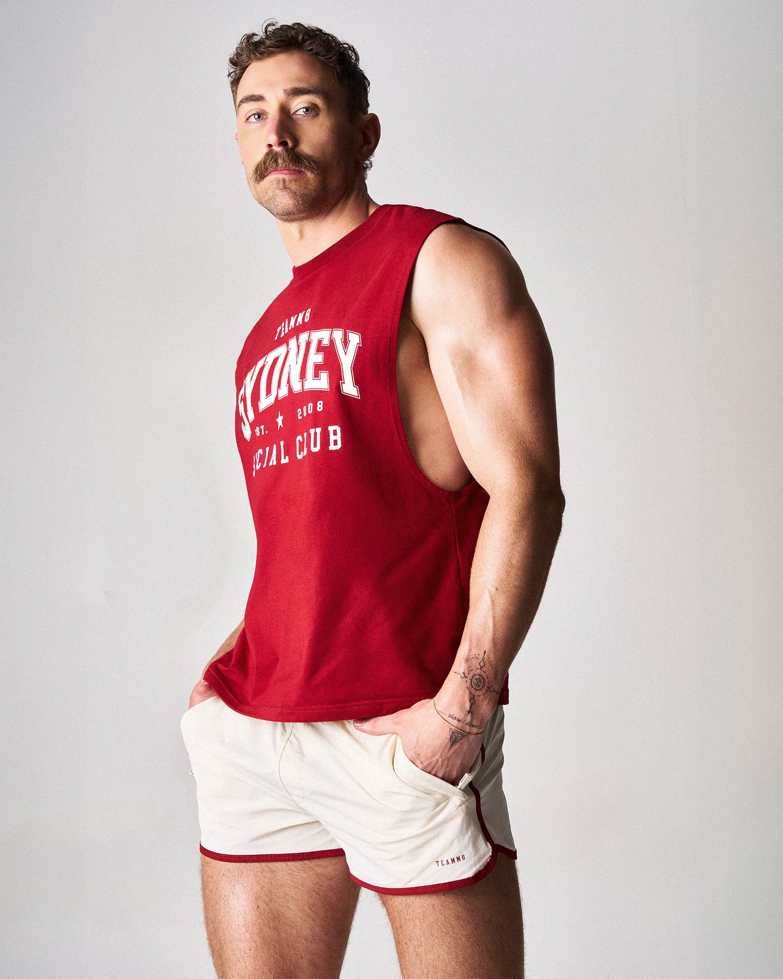 S.S.C. Legacy Box Muscle Tank - Maroon - Image 4