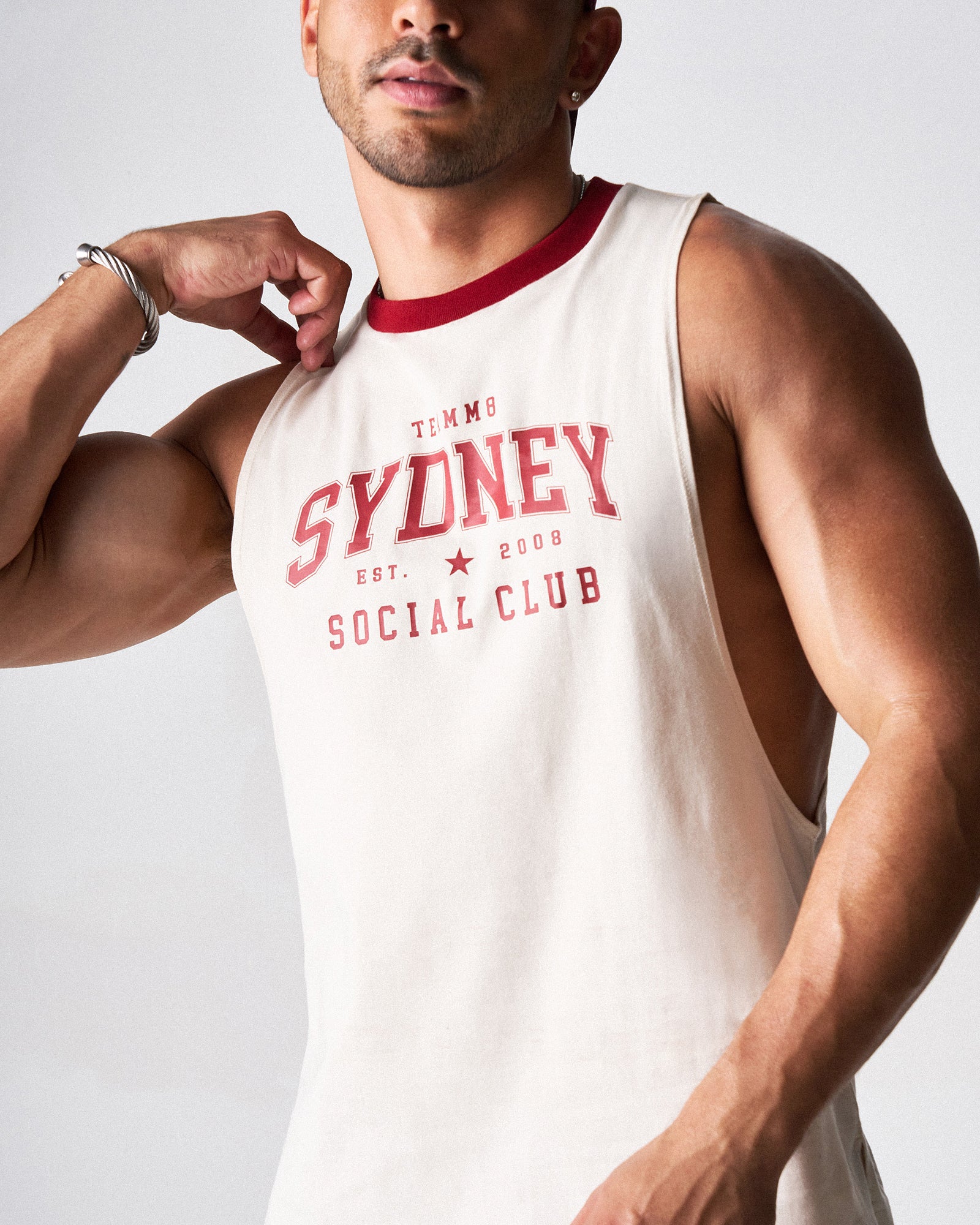 S.S.C. Legacy Slim Tank - Crème - Image 3