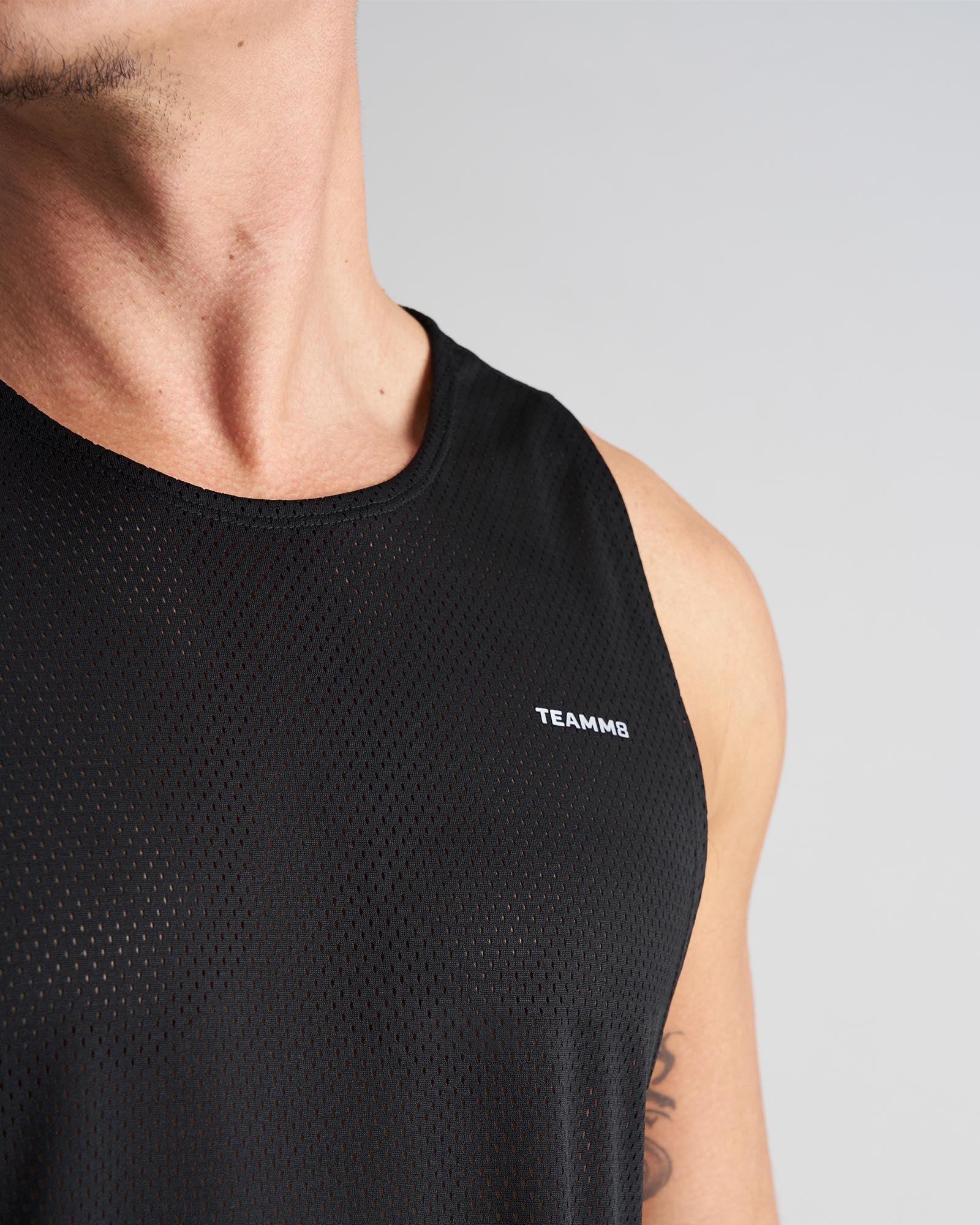 S.S.C. Mesh Tank - Black - Image 4