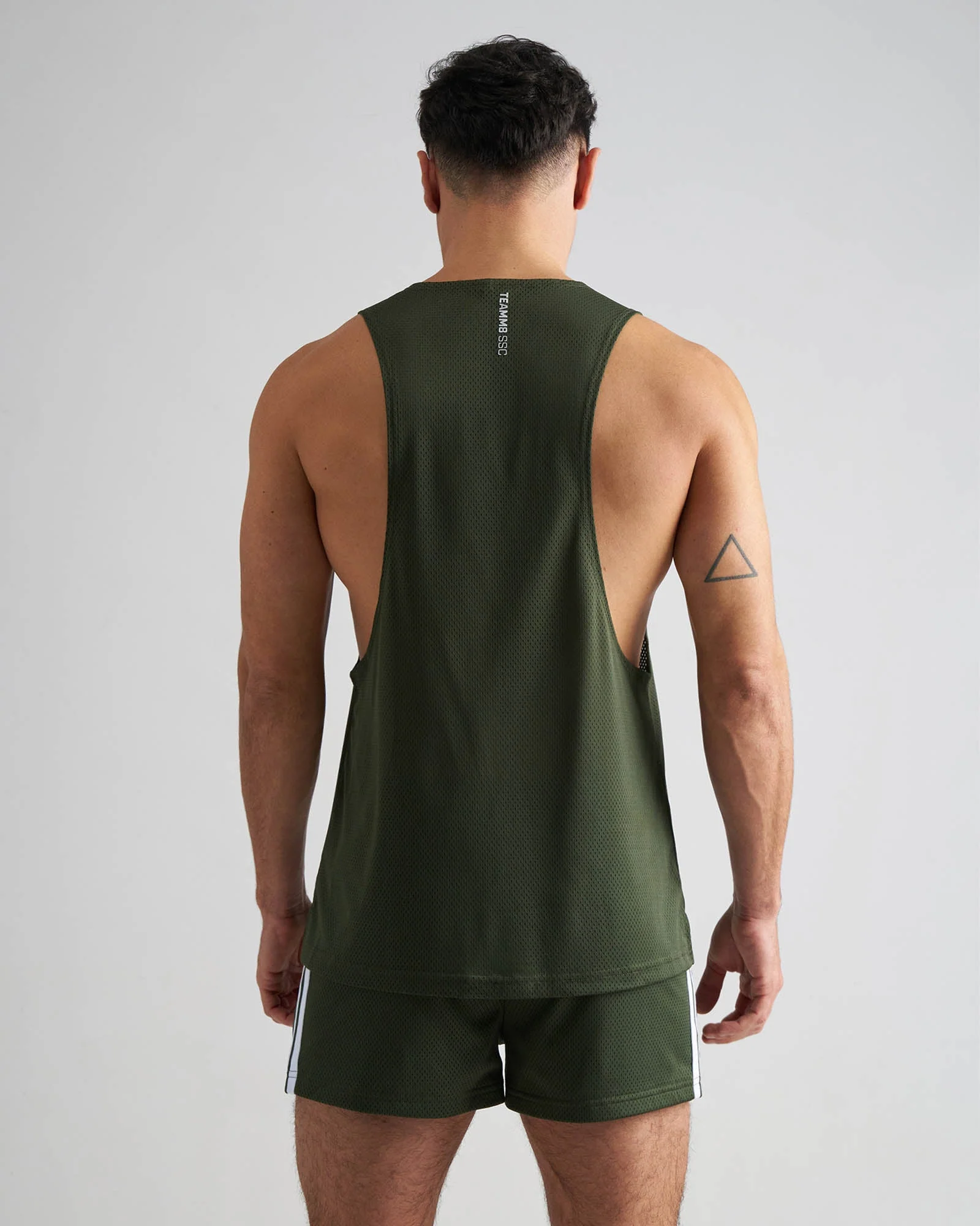 S.S.C. Mesh Tank - Forest Green - Image 3