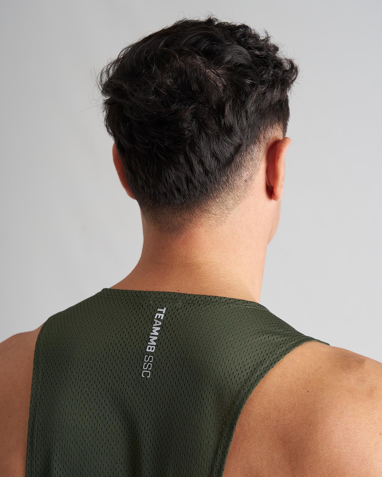 S.S.C. Mesh Tank - Forest Green - Image 4