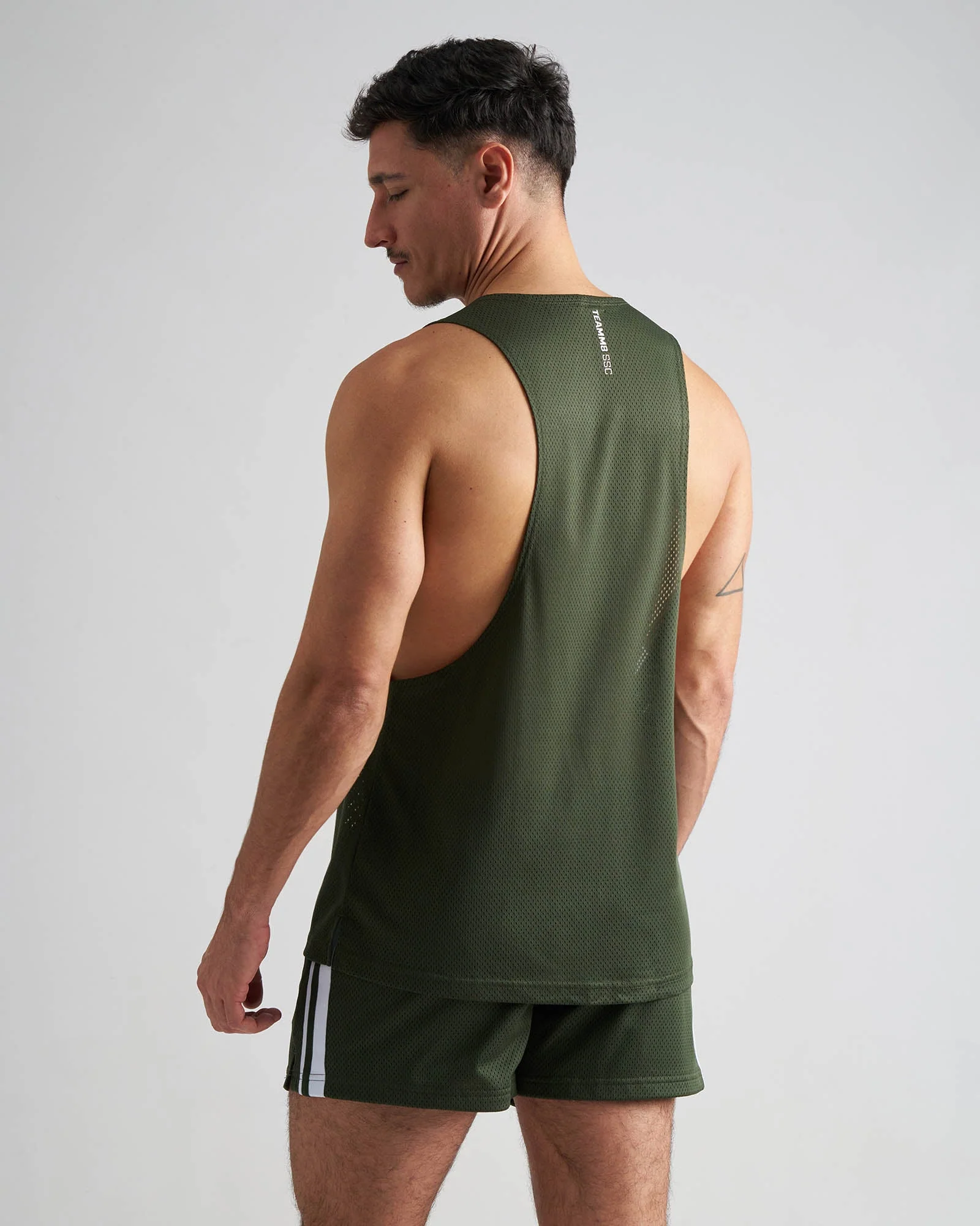 S.S.C. Mesh Tank - Forest Green - Image 5