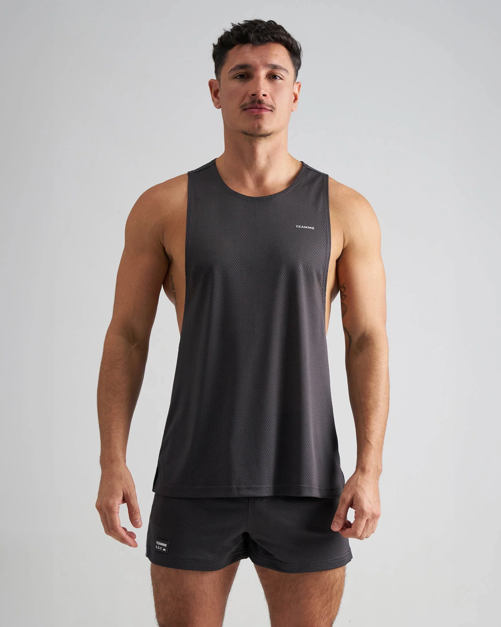 S.S.C. Mesh Tank - Gunmetal - Image 4