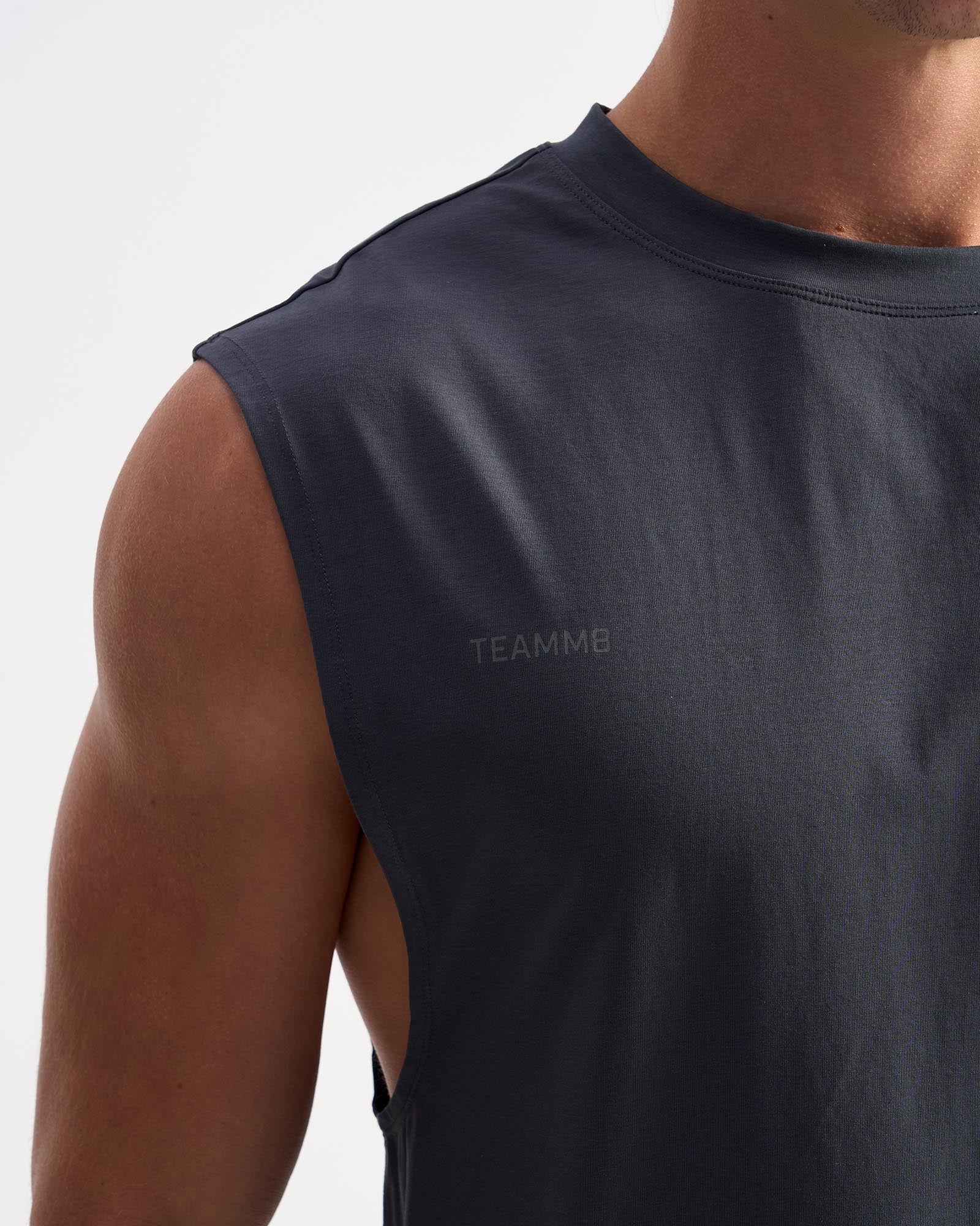 Strike Box Muscle Tank - Gunmetal - Image 4