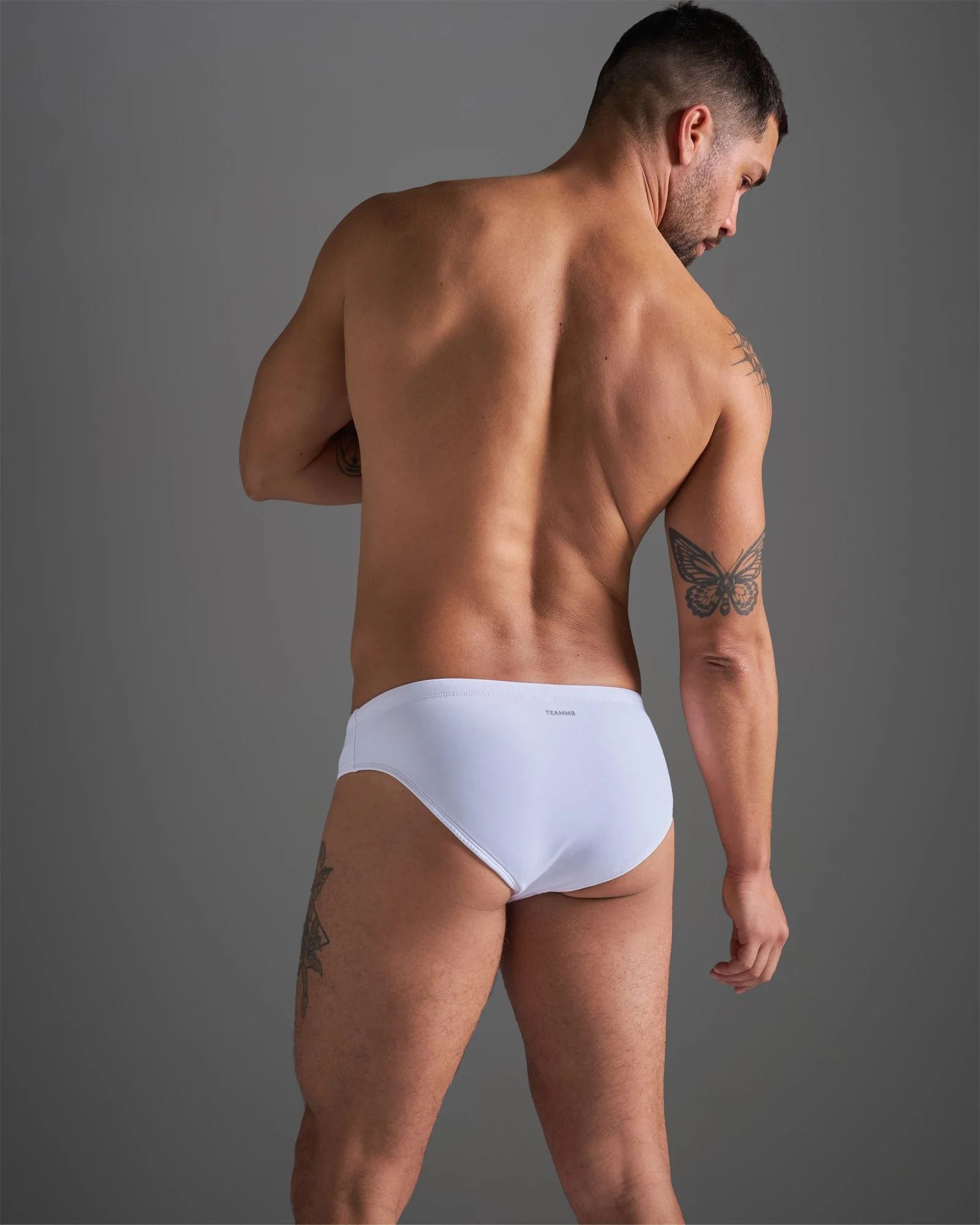TEAMM8 Standard Swim Brief - White - Image 3