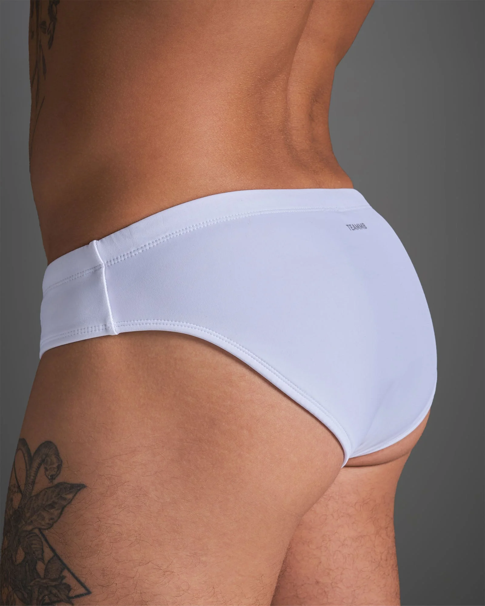 TEAMM8 Standard Swim Brief - White - Image 5