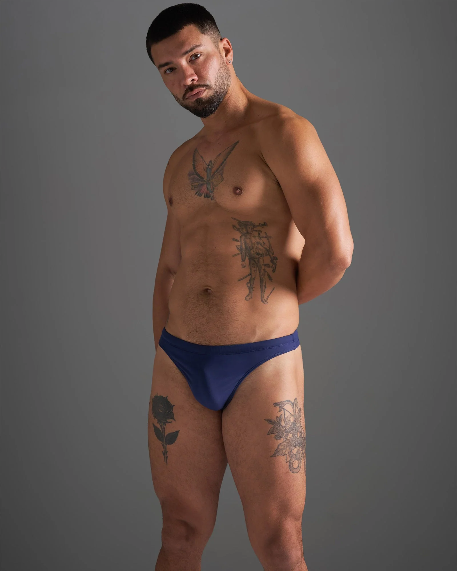 TEAMM8 Standard Swim Thong - Navy - Image 4